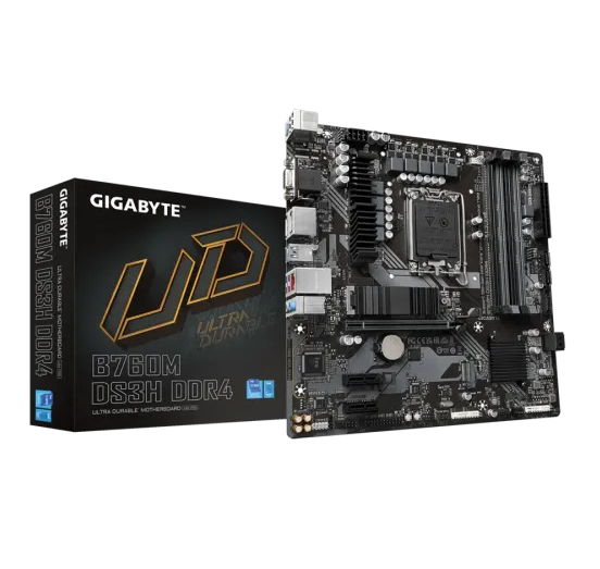GIGABYTE B760M DS3H DDR4 mATX Motherboard