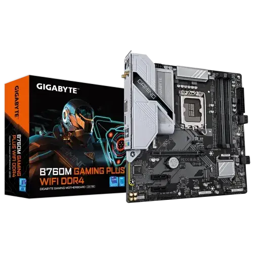 GIGABYTE B760M GAMING PLUS WIFI DDR4 Micro ATX Motherboard