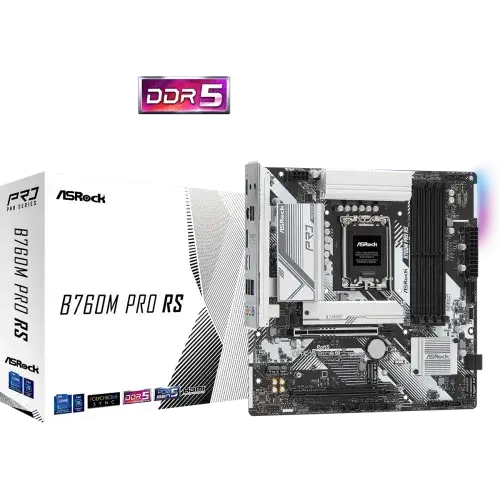 ASRock B760M Pro RS DDR5 mATX Motherboard