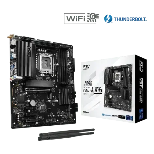 ASRock Z890 Pro-A WiFi LGA1851 DDR5 ATX Motherboard